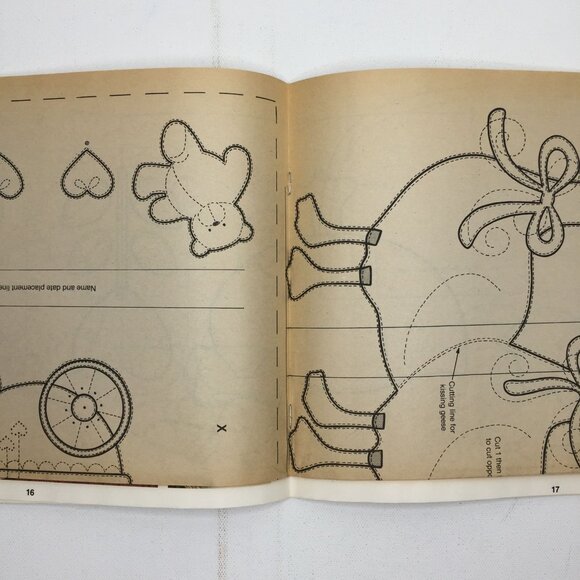 Gick Publishing Shadow Applique Booklet Yvonne Amico Stitch Diagrams Projects - Picture 7 of 11